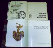 Kassa és Eperjes 4 db szlovák nyelvű képeskönyv / Kosice, Presov 4 picture books in Slovakian