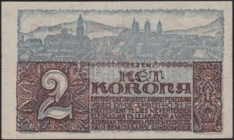 Pécs 1920. 2K pénztárjegy T:III