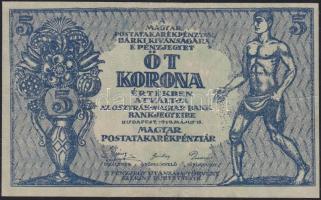 1919. 5K "Osztrák-Magyar Bank..." T:III