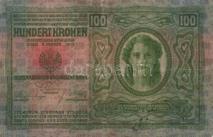 1912. 100K + 1913. 20K + 1914. 50K + 1915. 10K mind román felülbélyegzéssel! T:III