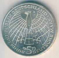 NSZK 1973J 5M Ag "Kopernikusz" T:1