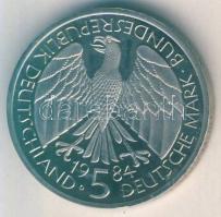 NSZK 1984D 5M "Vámunió" T:PP