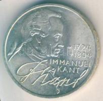 NSZK 1974D 5M Ag "Kant" T:1-