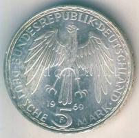 NSZK 1969F 5M Ag "Mercator" T:1-