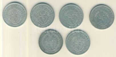 1929. 2P (6x) Ag "Madonna" T:3