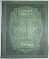 Huber György: Magyar dalok - kottafüzet egészvászon kötésben, Bárd Ferenc és testvére