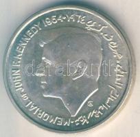 Sharjah 1966. 5R "J.F. Kennedy" Ag emlékpénz T:2+