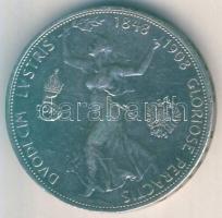 Ausztria 1908. 5K Ag "Jubileum" T:2-