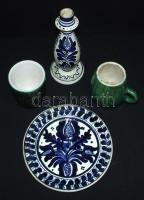 Egy doboz vegyes porcelán és kerámia tétel