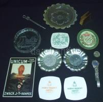 Egy doboz vegyes porcelán és kerámia tétel