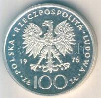 Lengyelország 1976. 100Zl Ag "Kazimierz Pulaski" T:PP