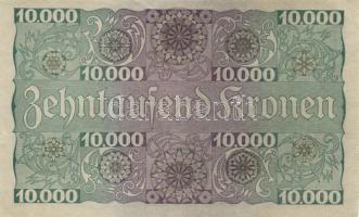 Ausztria 1924. 10.000K "Ein Schilling" felülbélyegzéssel T:II