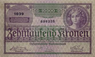 Ausztria 1924. 10.000K T:II