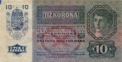 1915. 10K délszláv bélyeggel és 2klf bélyegzővel T:II