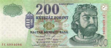 1998. 200Ft "FC" T:I