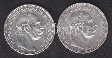 1915. 1K (2x) Ag T:2