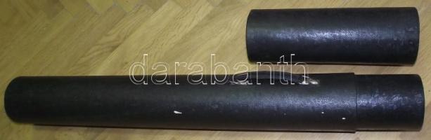 Régi, szép állapotú kemény térképtartó henger / Portable hard map-case 90 cm