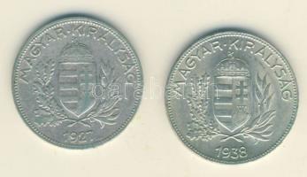 1927-1938. 1P Ag (2x) T:2,2-