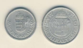 1941-1942. 1P + 2P mindegyik sarló-kalapács ellenjeggyel! T:2