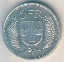 Svájc 1954B 5Fr Ag T:2