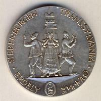 1989. "Erdély-A magyar nemzetért" Ag emlékérem 31,1g T:BU