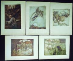 28 db Arthur Rockham illusztrácó / Arthur Rockham 18 illustrations 18x25 cm