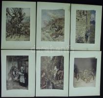 28 db Arthur Rockham illusztrácó / Arthur Rockham 18 illustrations 18x25 cm