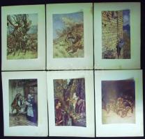 28 db Arthur Rockham illusztrácó / Arthur Rockham 18 illustrations 18x25 cm