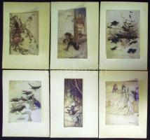 28 db Arthur Rockham illusztrácó / Arthur Rockham 18 illustrations 18x25 cm