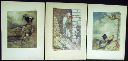 28 db Arthur Rockham illusztrácó / Arthur Rockham 18 illustrations 18x25 cm