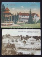 2 db régi Felvidék képeslap (Tátralomnic és Pöstyén)