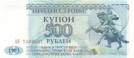 Transznisztria 1993. 50R, 100R, 200R, 500R, 1000R, 5000R + 1994. 1R, 5R, 10R, 50.000R T:I,I-