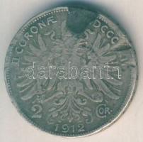 Ausztria 1912. 2K Ag T:3 sérült!