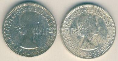 Ausztrália 1960-61. 1Fl Ag (2x) T:2,2/2-