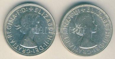 Ausztrália 1962-63. 1Fl Ag (2x) T:2,2-