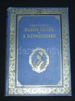 1926 Verő György: Blaha Lujza és a Népszínház című könyv képekkel tűzdelve a Franklin-Társulat kiadásában, festett aranyozott egészvászon-kötésben