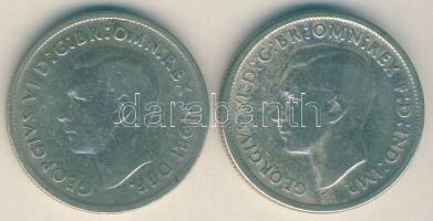 Ausztrália 1946-52. 1Fl Ag (2x) T:3