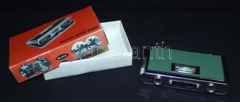 cca 1980 Összecsukható színházi látcső eredeti dobozában / Opera-glasses