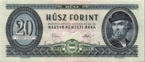 1969. 20Ft (2x) T:I,I- + 1975. 20Ft (2x) T:II