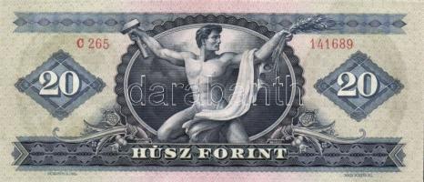 1969. 20Ft (2x) egymás utáni sorszámmal T:I,I-