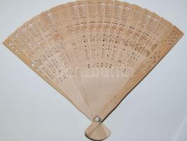 Modern fa legyező 20cm