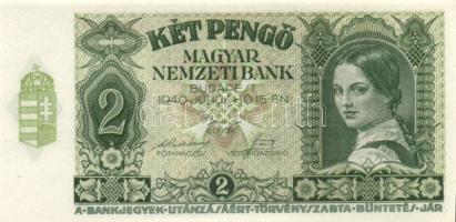 1940. 2P (2x) egymás utáni sorszámokkal! T:I
