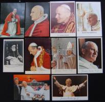 10 db pápákat ábrázoló képeslap