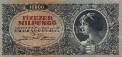 1945. 10.000MP (10x) többféle színváltozat T:II,II-