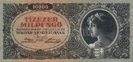 1945. 10.000MP (10x) többféle színváltozat T:II,II-