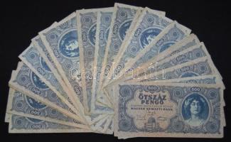 1945. 500P (30x) közte magyar "N" betűs változat "001"-es sorozatból T:III,IV