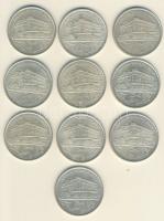 1993. 200Ft Ag "MNB" (10x) T:2,2-