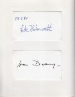 Osztrák filmszínészek autogramm-gyűjteménye 80 db majdnem mind különböző aláírás rendezett gyűjtemén...