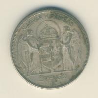 1930. 5P Ag "Horthy jobbra" T:3