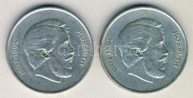 1947. 5Ft Ag (2x) "Kossuth" T:2- ph